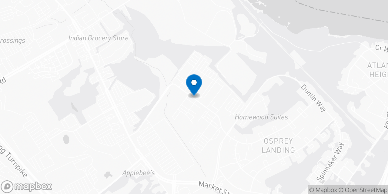 Map showing the location of the Social Security office in Portsmouth, NH