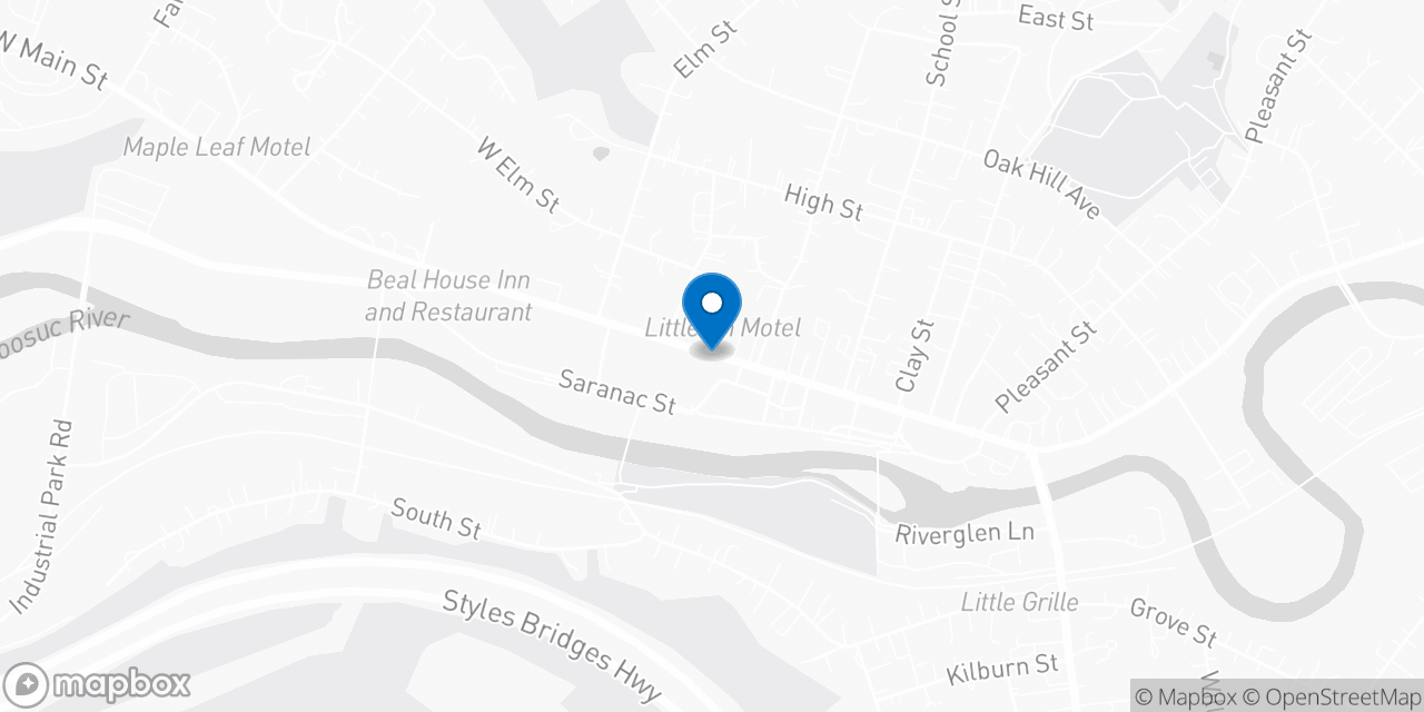 Map showing the location of the Social Security office in Littleton, NH