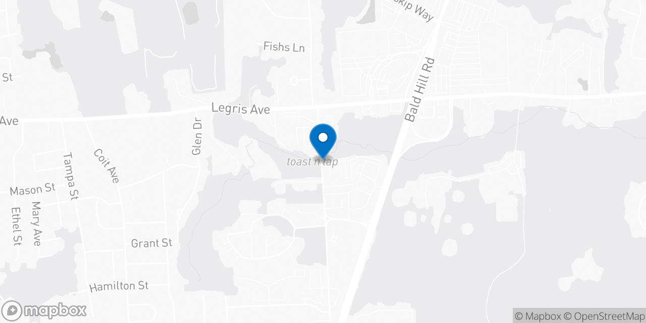 Map showing the location of the Social Security office in Warwick, RI