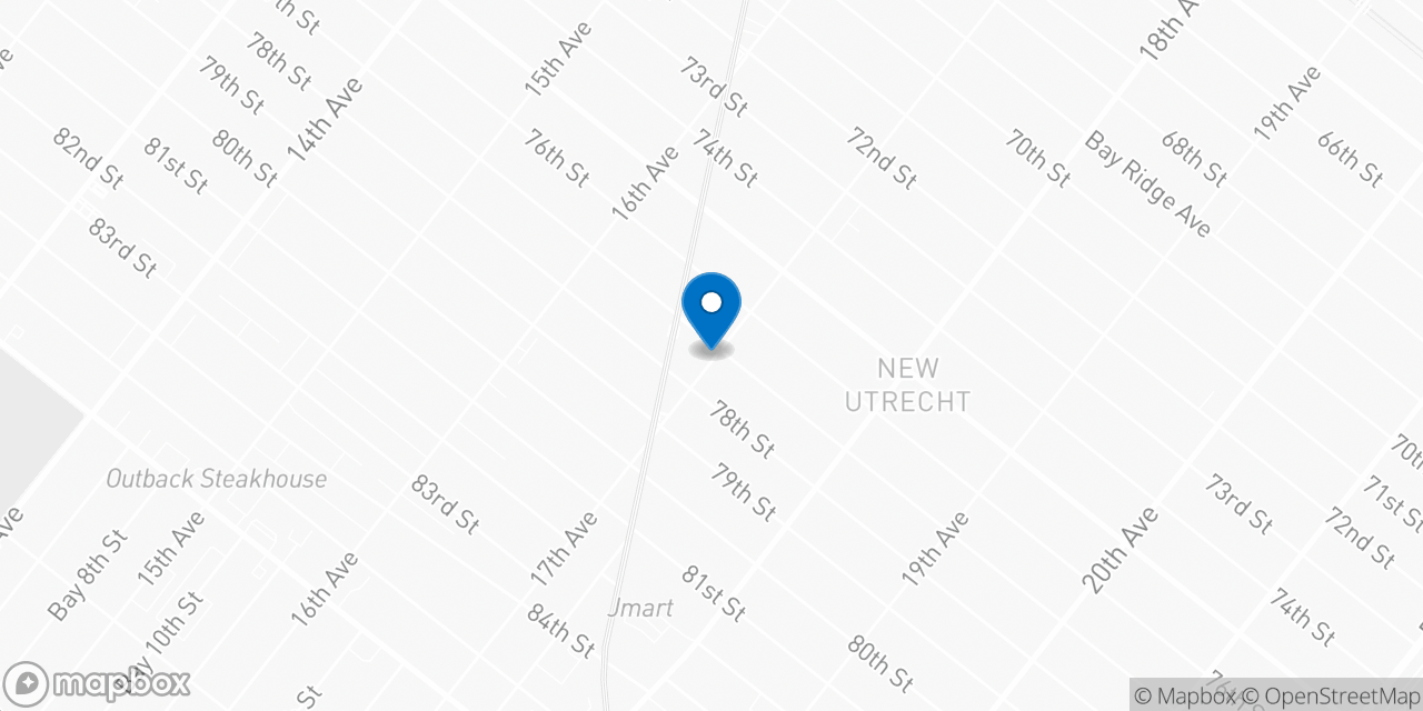 Map showing the location of the Social Security office in Brooklyn, NY
