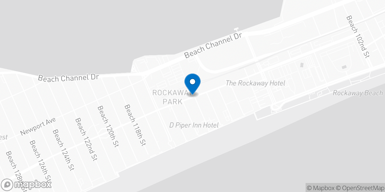 Map showing the location of the Social Security office in Rockaway Park, NY