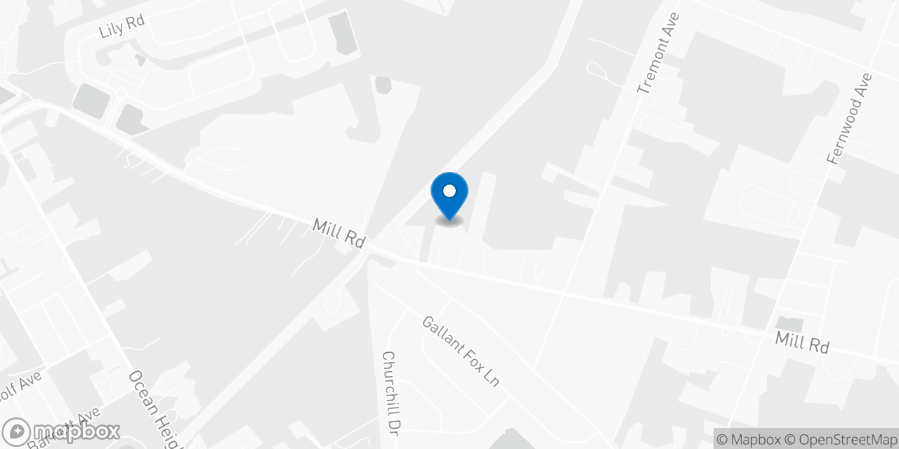 Map showing the location of the Social Security office in Egg Harbor Twp, NJ