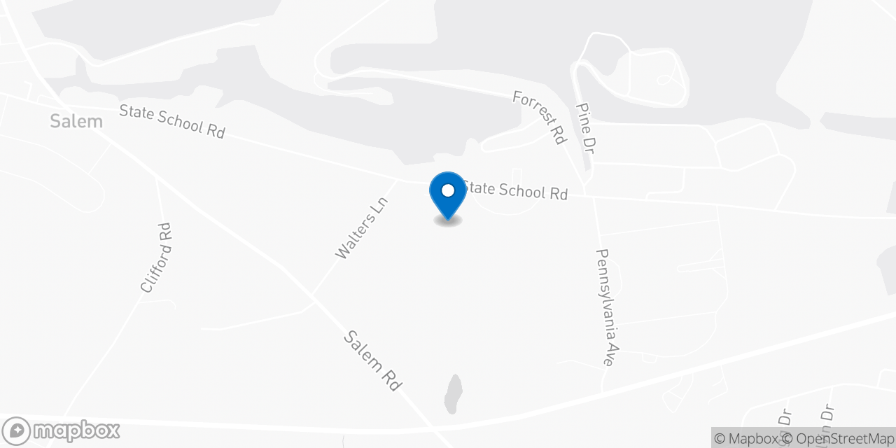 Map showing the location of the Social Security office in Selinsgrove, PA