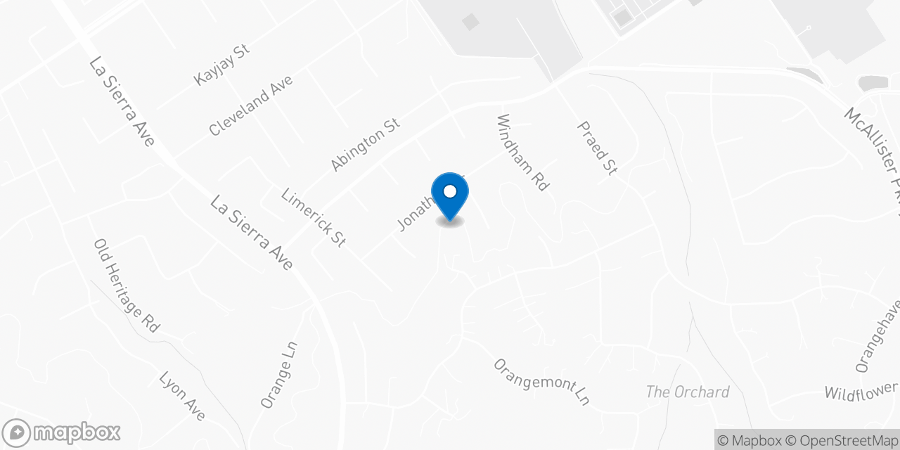 Map showing the location of the Social Security office in Riverside, CA