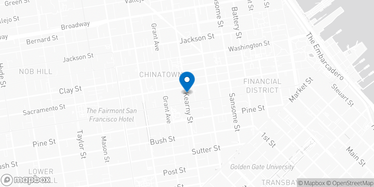 Map showing the location of the Social Security office in San Francisco, CA