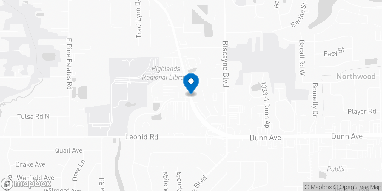 Map showing the location of the Social Security office in Jacksonville, FL