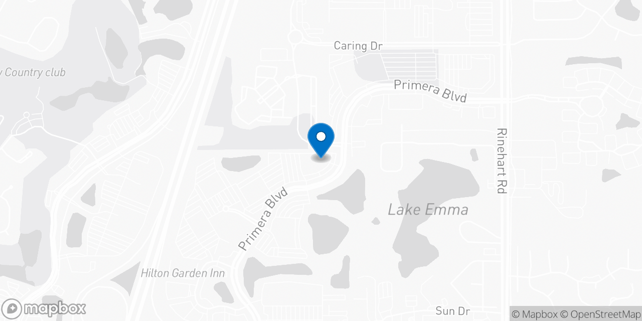 Map showing the location of the Social Security office in Lake Mary, FL