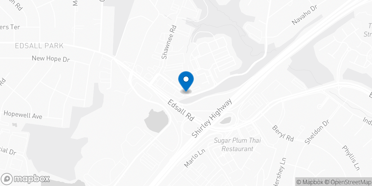 Map showing the location of the Social Security office in Alexandria, VA