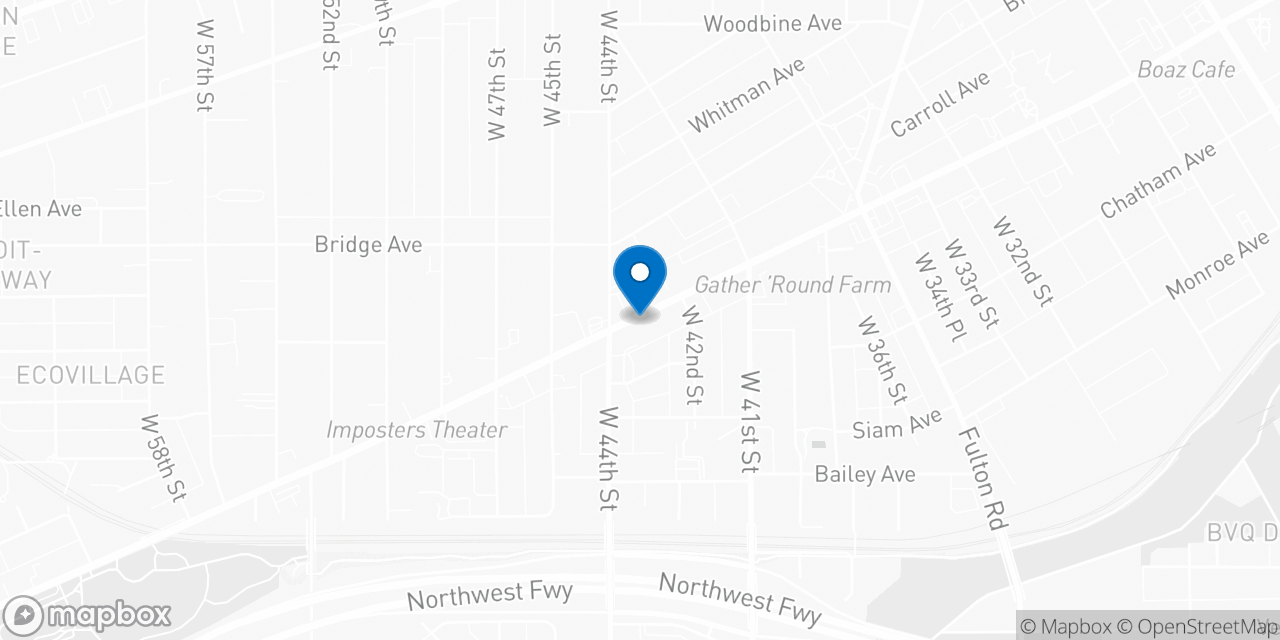 Map showing the location of the Social Security office in Cleveland, OH
