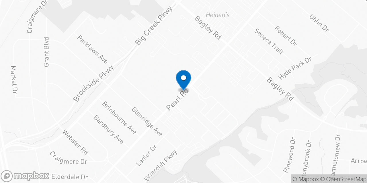 Map showing the location of the Social Security office in Middleburg Hts, OH