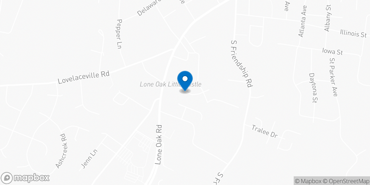 Map showing the location of the Social Security office in Paducah, KY