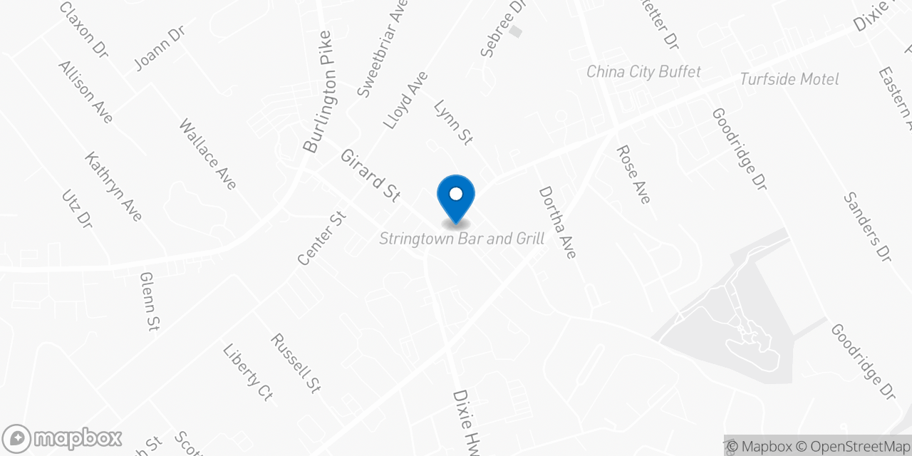 Map showing the location of the Social Security office in Florence, KY