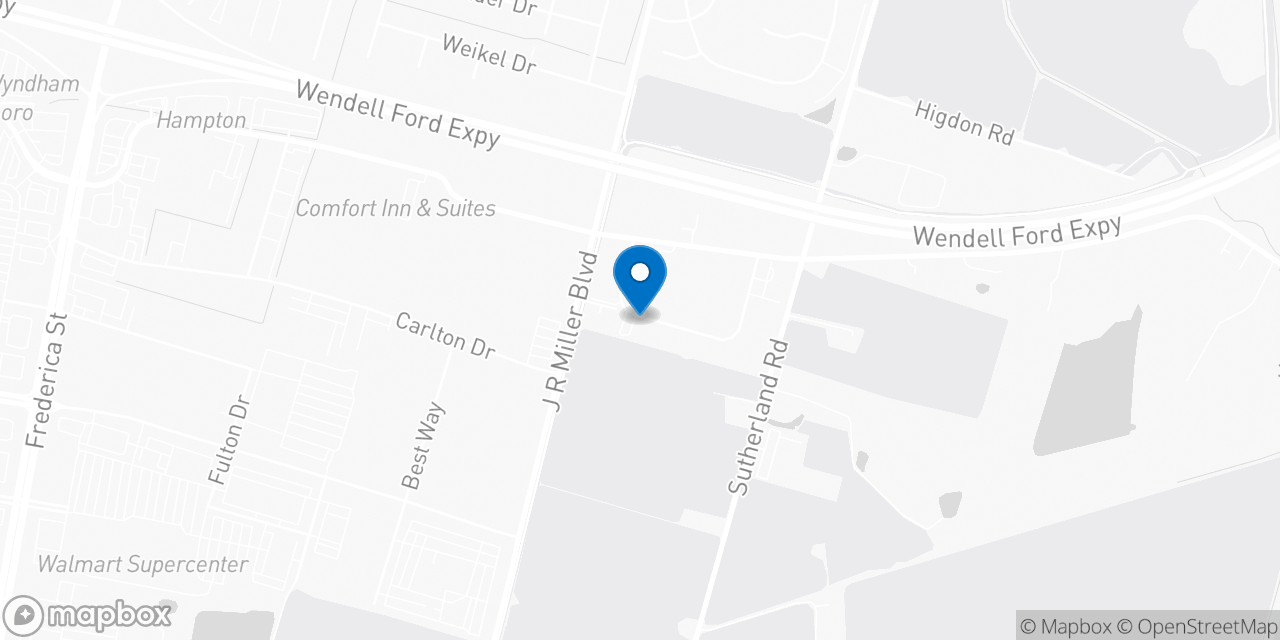 Map showing the location of the Social Security office in Owensboro, KY