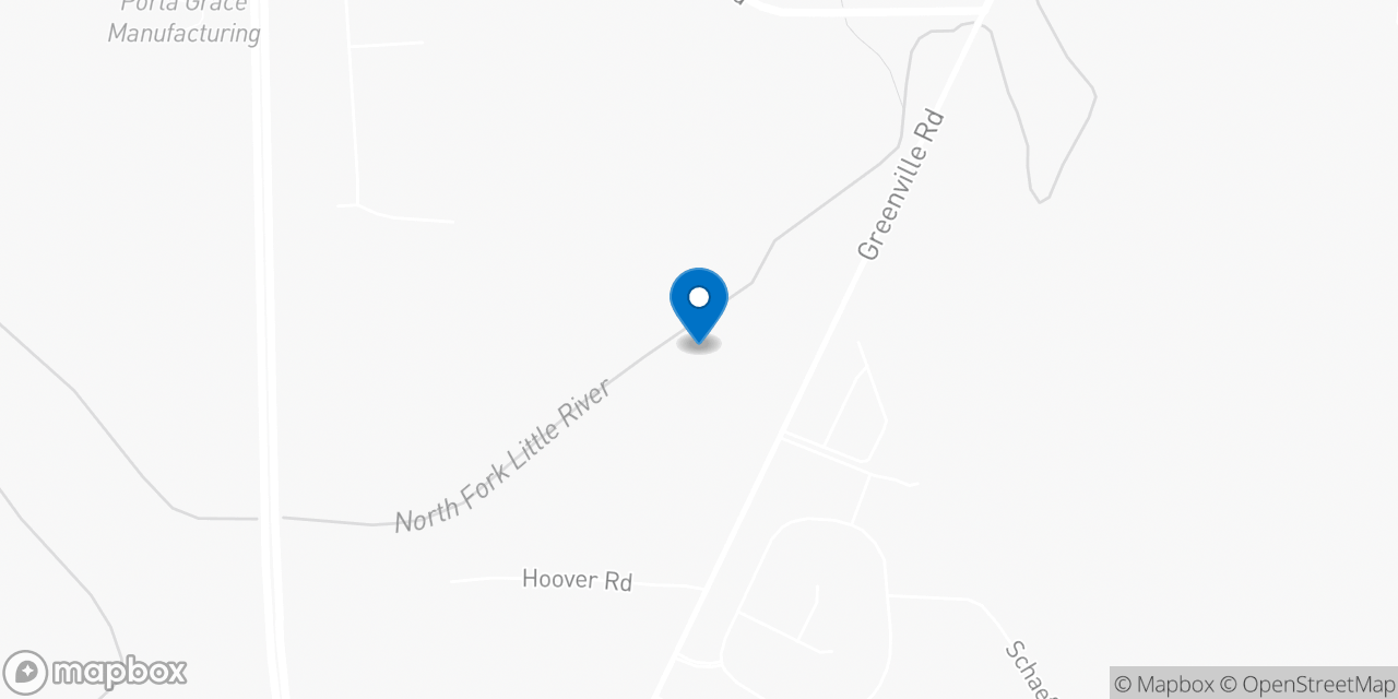 Map showing the location of the Social Security office in Hopkinsville, KY