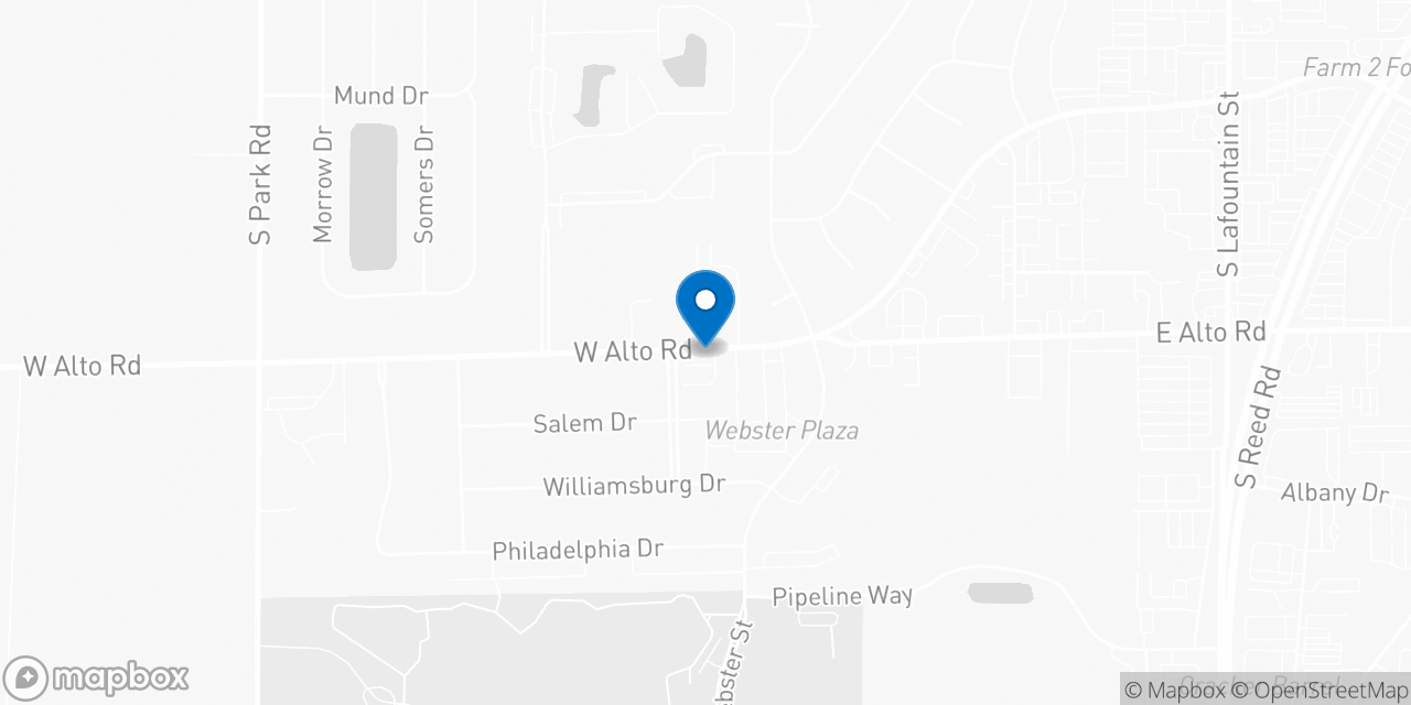 Map showing the location of the Social Security office in Kokomo, IN