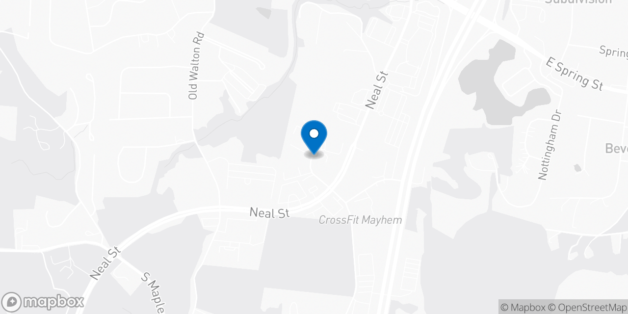 Map showing the location of the Social Security office in Cookeville, TN
