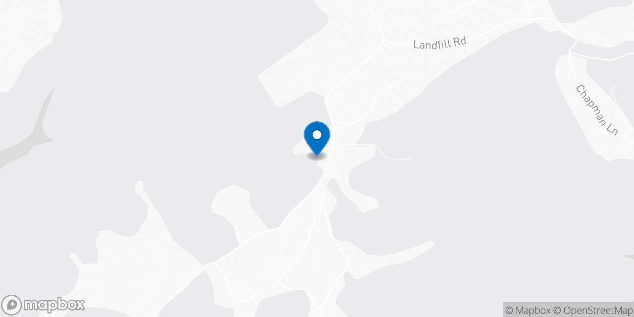 Map showing the location of the Social Security office in Jacksboro, TN