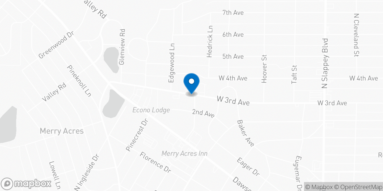 Map showing the location of the Social Security office in Albany, GA