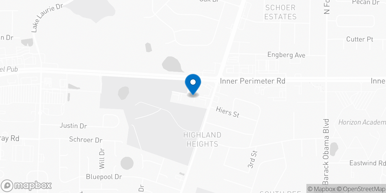 Map showing the location of the Social Security office in Valdosta, GA