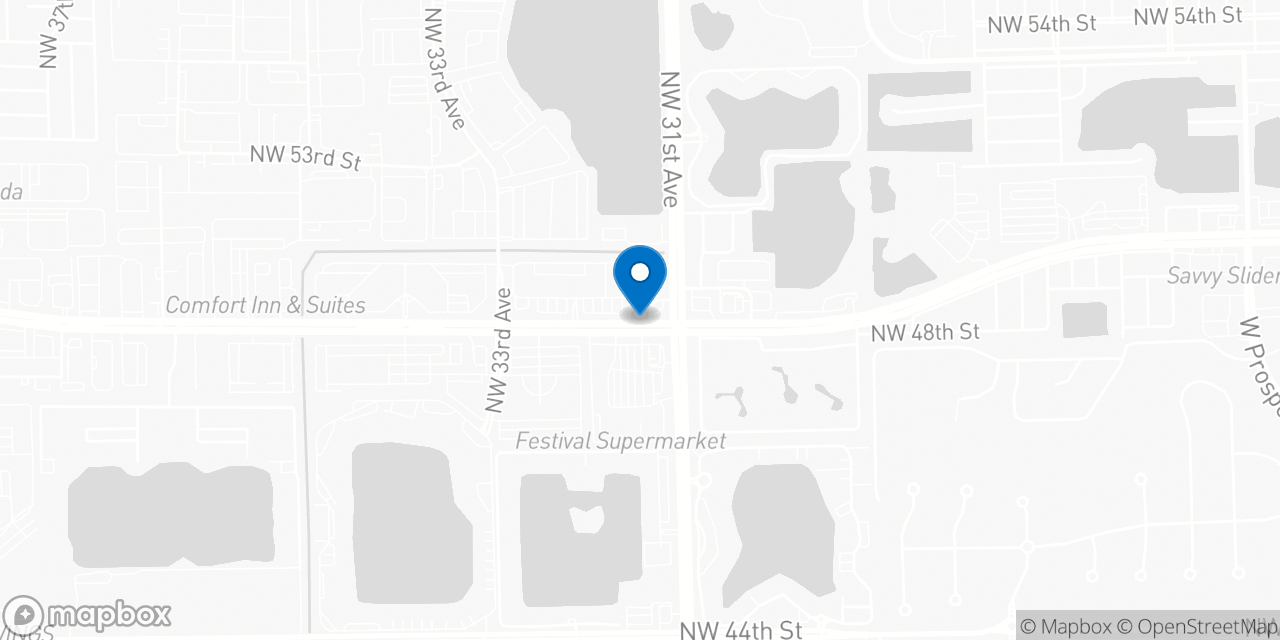 Map showing the location of the Social Security office in Ft Lauderdale, FL