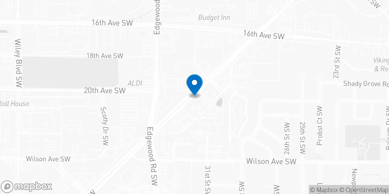 Map showing the location of the Social Security office in Cedar Rapids, IA
