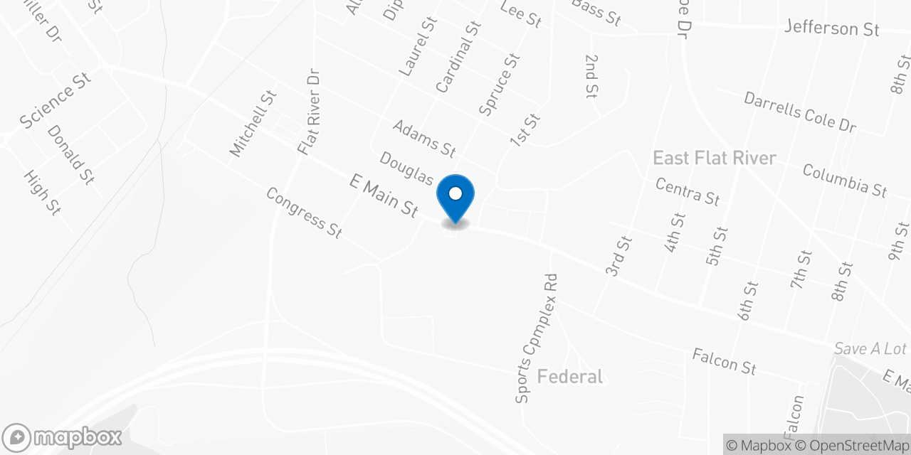 Map showing the location of the Social Security office in Park Hills, MO