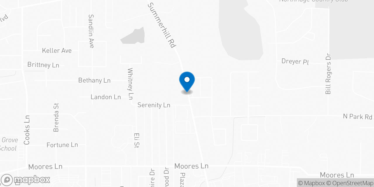 Map showing the location of the Social Security office in Texarkana, TX