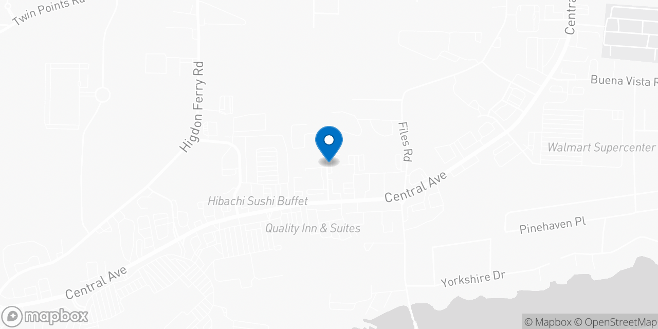 Map showing the location of the Social Security office in Hot Springs, AR
