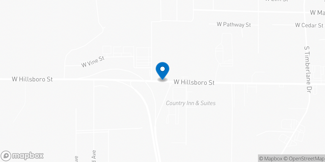 Map showing the location of the Social Security office in El Dorado, AR