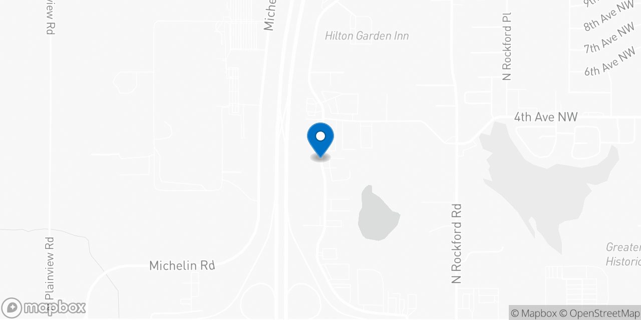 Map showing the location of the Social Security office in Ardmore, OK