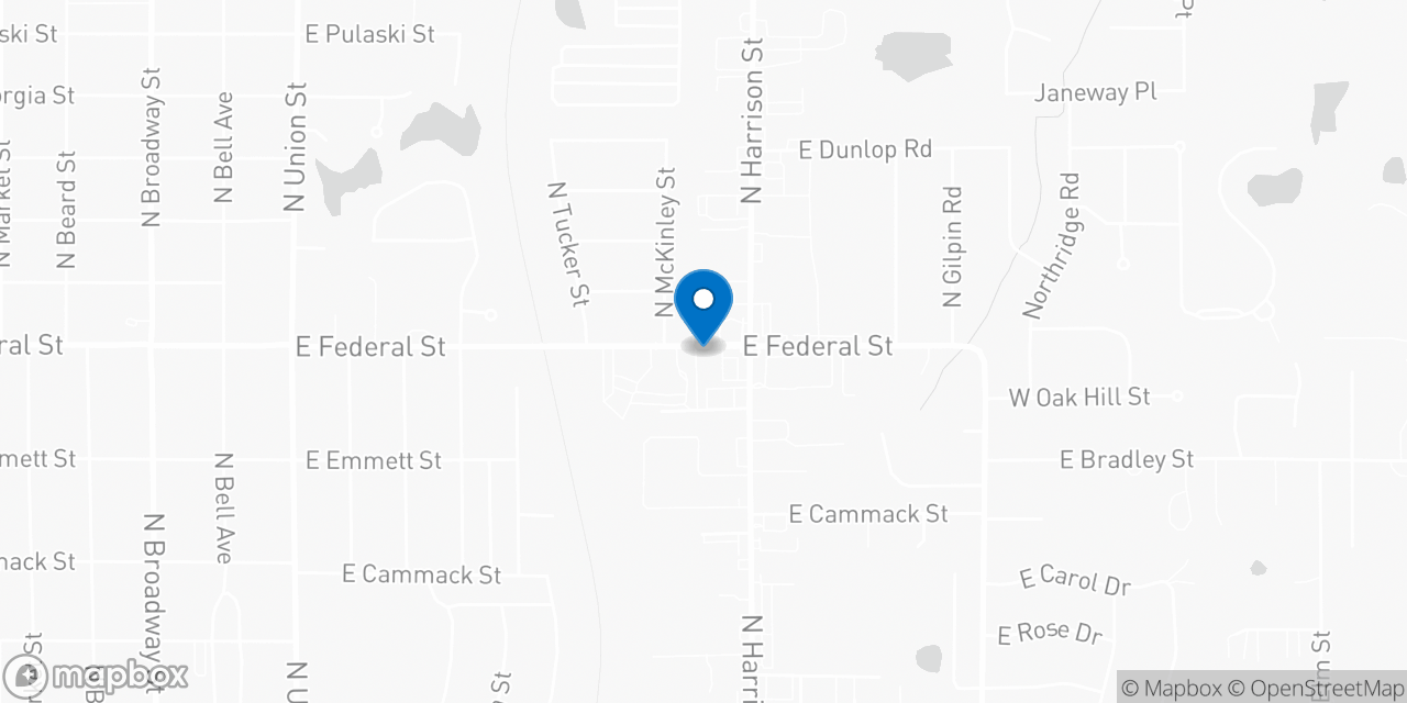 Map showing the location of the Social Security office in Shawnee, OK