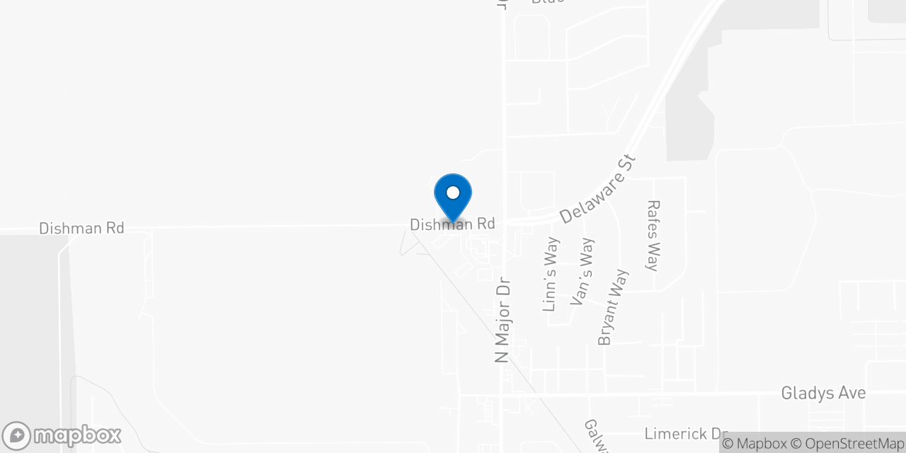 Map showing the location of the Social Security office in Beaumont, TX