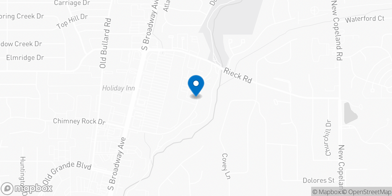 Map showing the location of the Social Security office in Tyler, TX