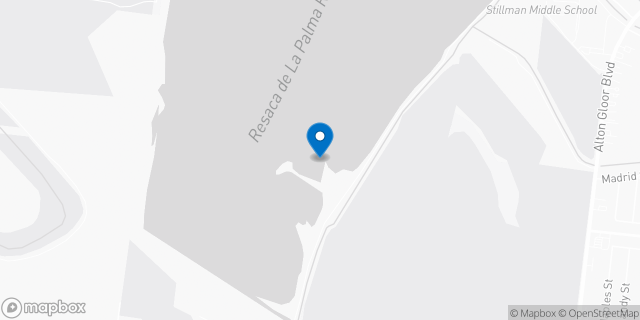 Map showing the location of the Social Security office in Brownsville, TX