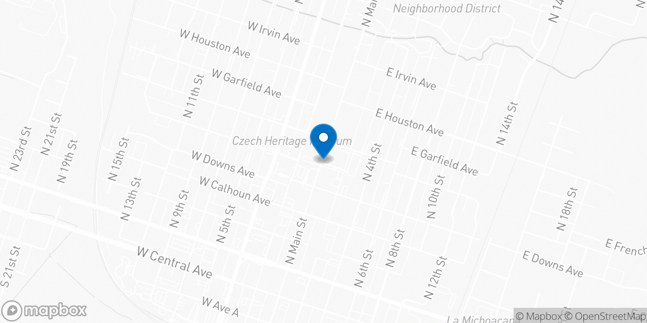 Map showing the location of the Social Security office in Temple, TX