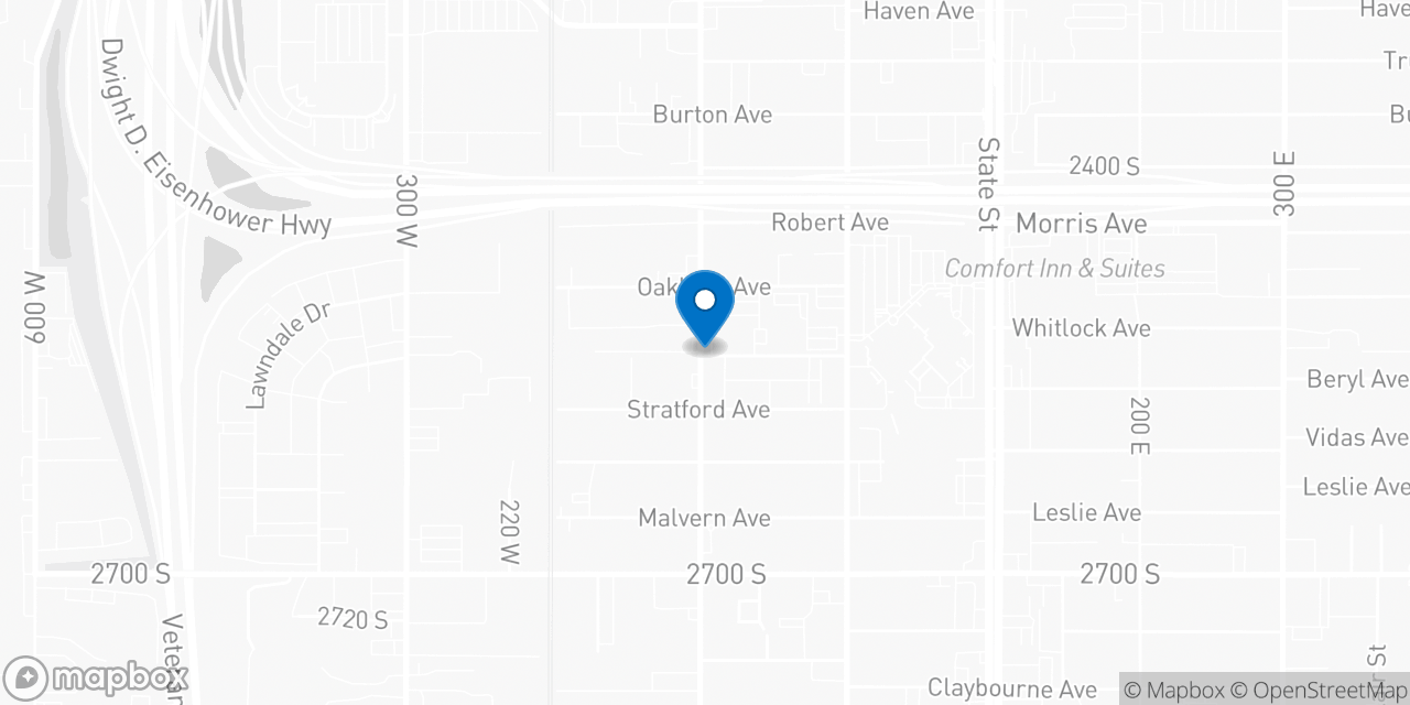 Map showing the location of the Social Security office in South Salt Lake, UT