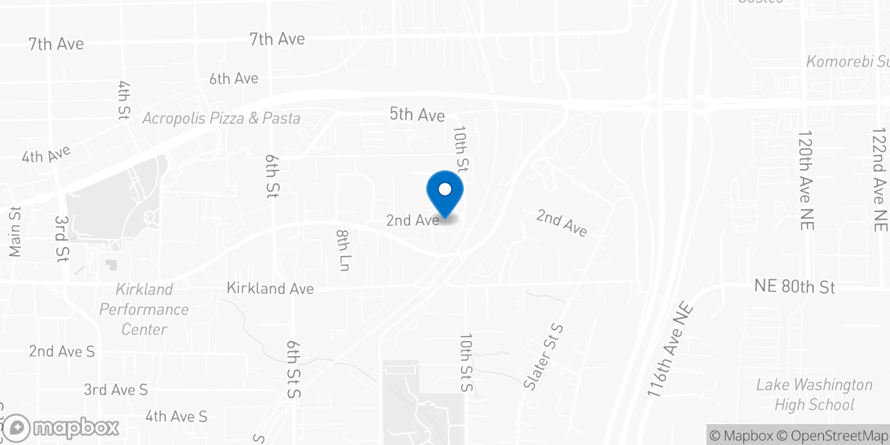 Map showing the location of the Social Security office in Seattle, WA