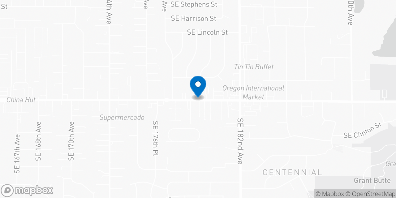 Map showing the location of the Social Security office in Portland, OR