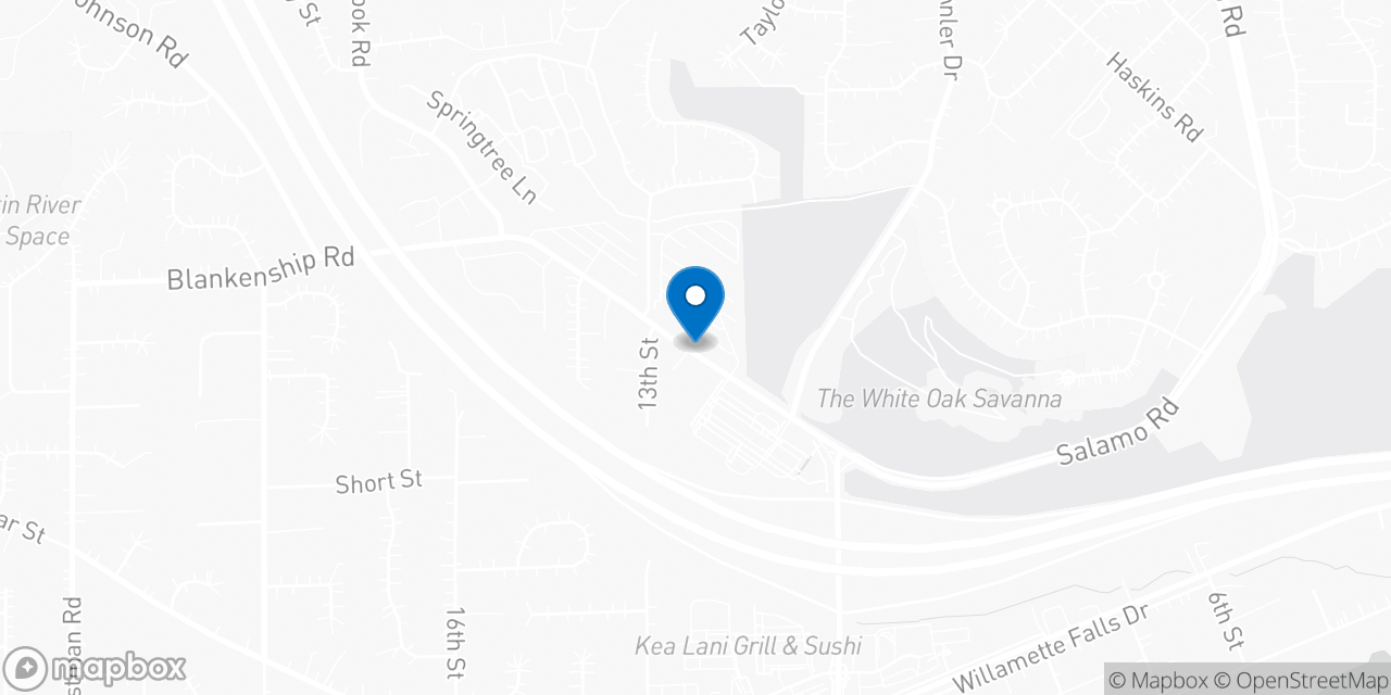Map showing the location of the Social Security office in West Linn, OR