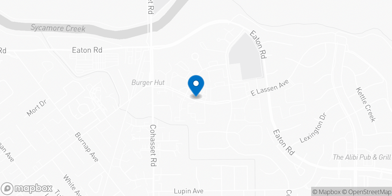 Map showing the location of the Social Security office in Chico, CA