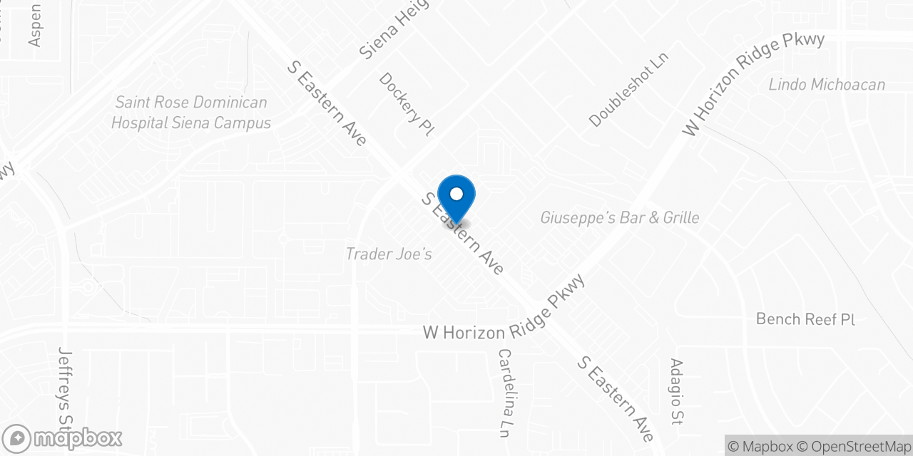 Map showing the location of the Social Security office in Henderson, NV