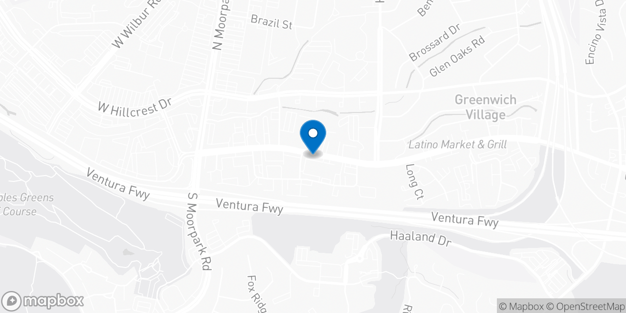Map showing the location of the Social Security office in Thousand Oaks, CA