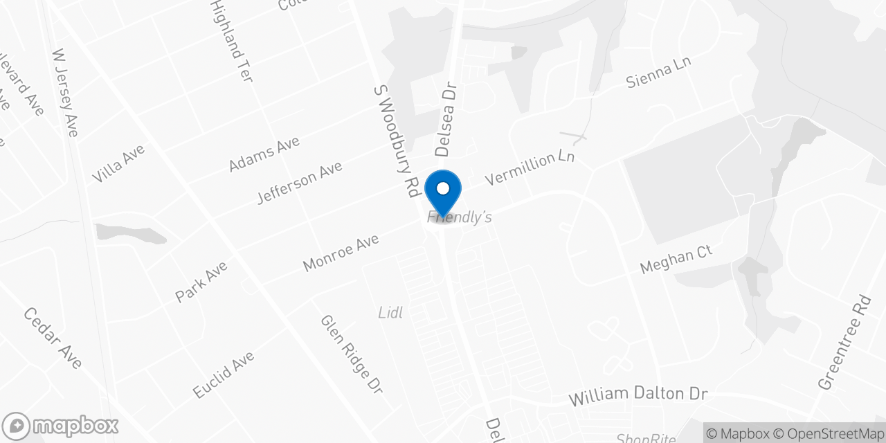 Map showing the location of the Social Security office in Glassboro, NJ
