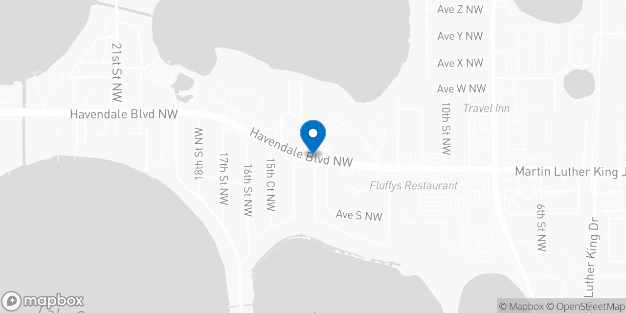 Map showing the location of the Social Security office in Winter Haven, FL