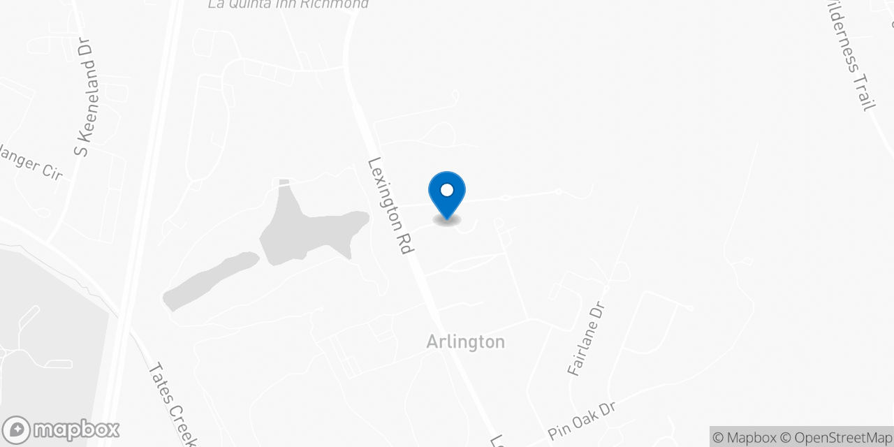 Map showing the location of the Social Security office in Richmond, KY