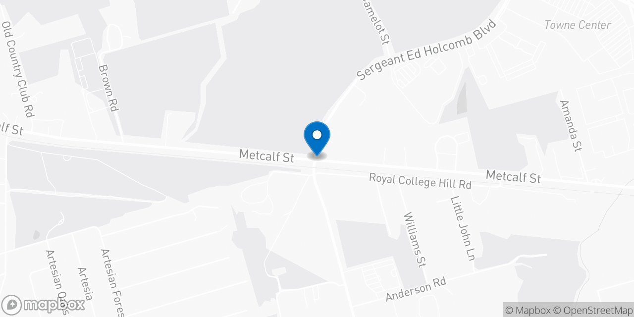 Map showing the location of the Social Security office in Conroe, TX