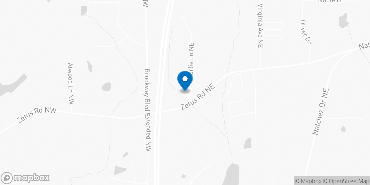 Map showing the location of the Social Security office in Brookhaven, MS