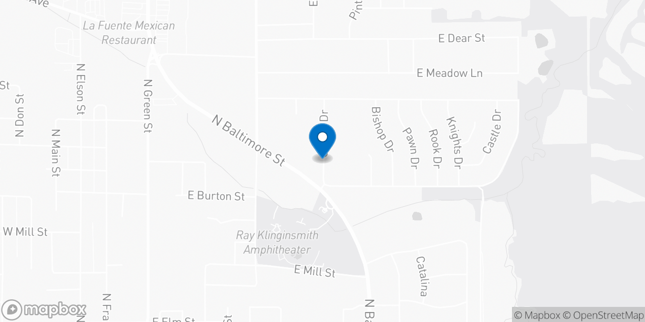 Map showing the location of the Social Security office in Kirksville, MO