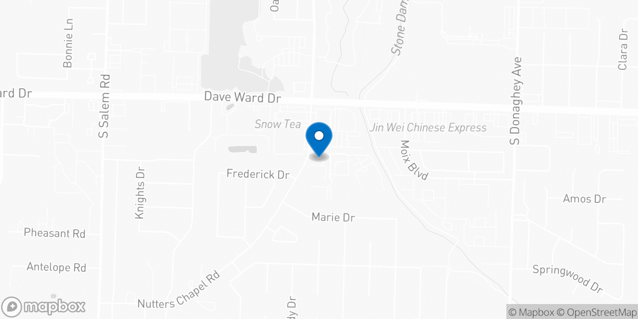 Map showing the location of the Social Security office in Conway, AR