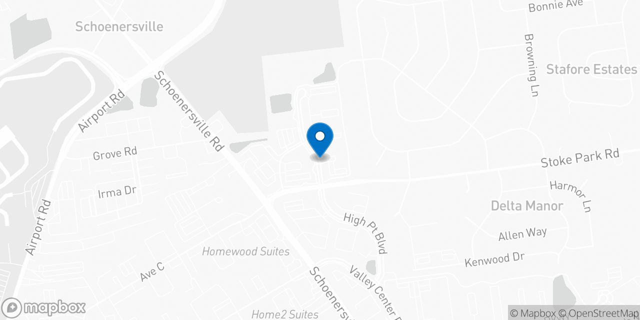Map showing the location of the Social Security office in Bethlehem, PA